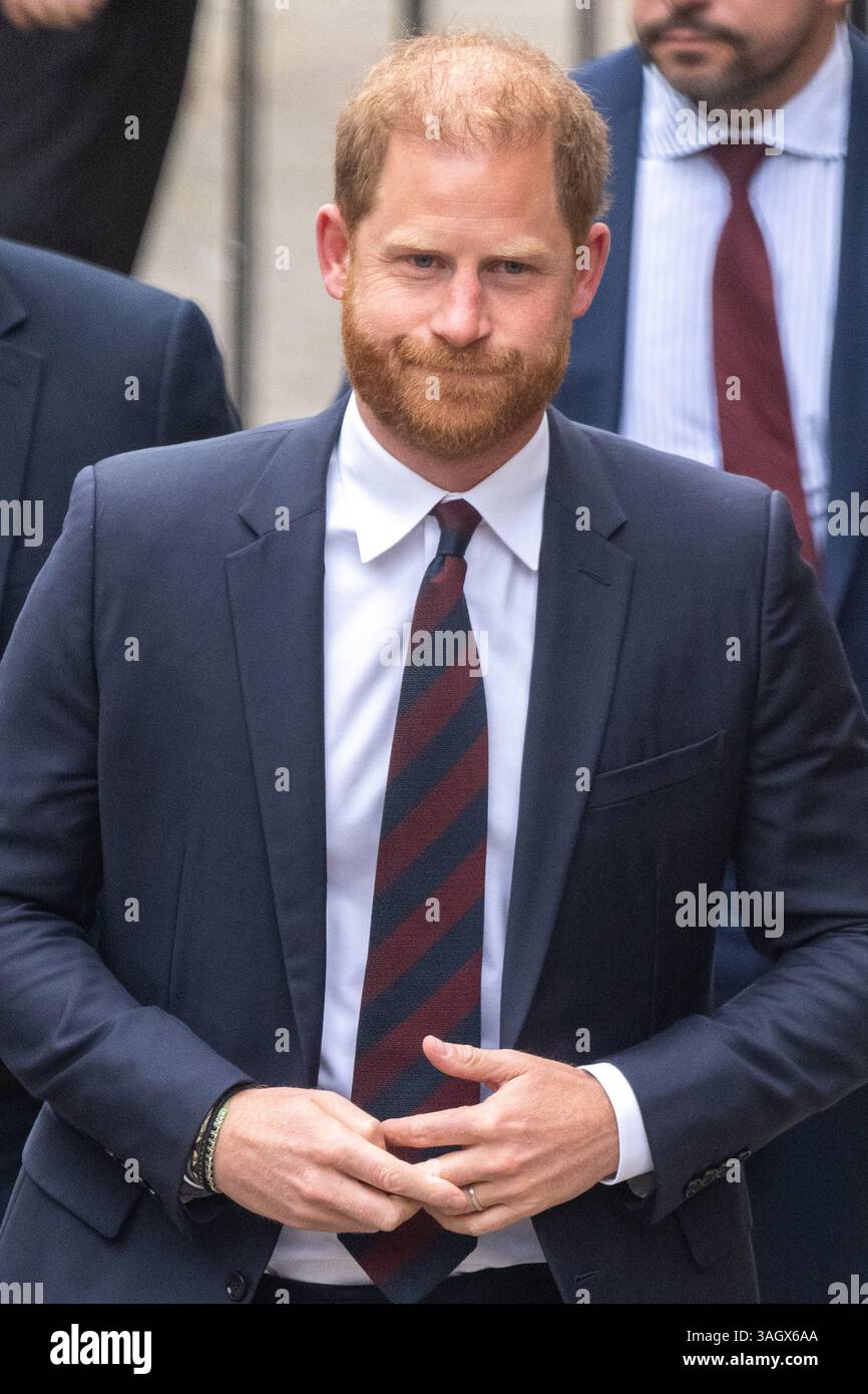 09/04/2025. London, UK The Duke of Sussex Prince Harry attends the