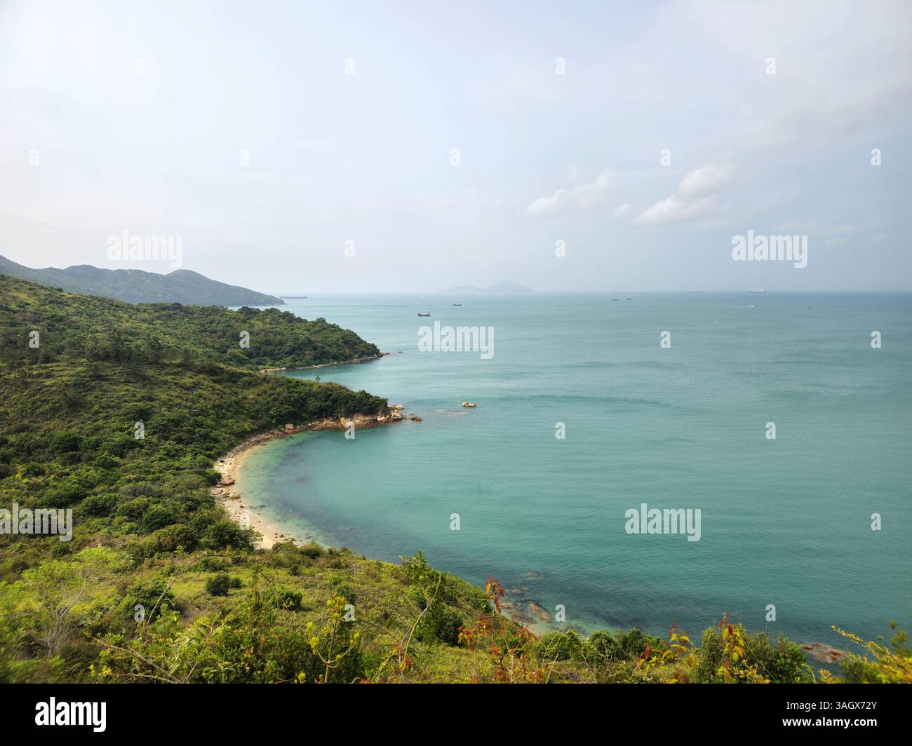Coastal landscapes in Lamma Island, Hong Kong. - Smartphone Captured Stock Image