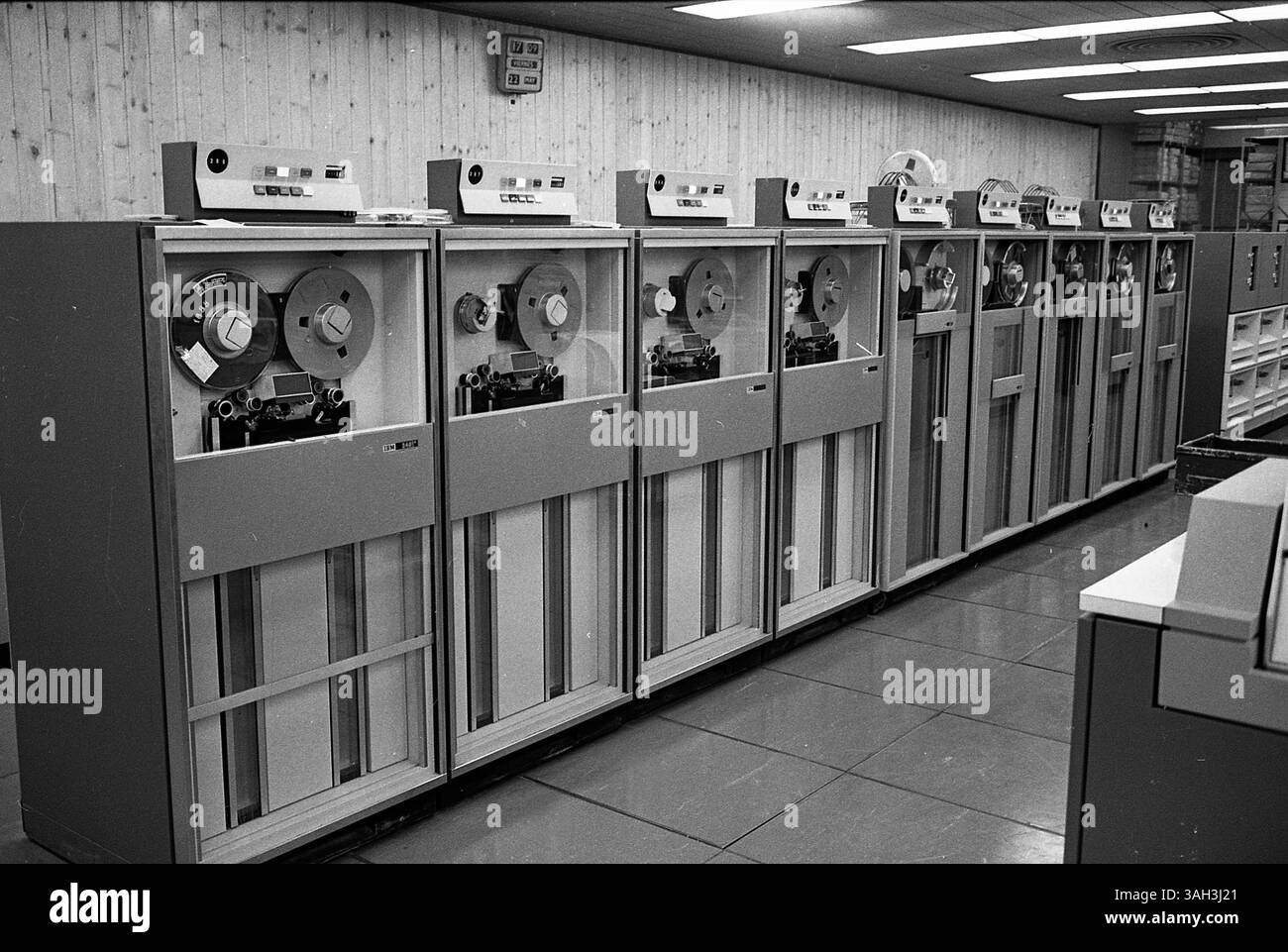Erma Computer IBM vintage bank computing system, Buenos Aires, Argentina, May 26 ...