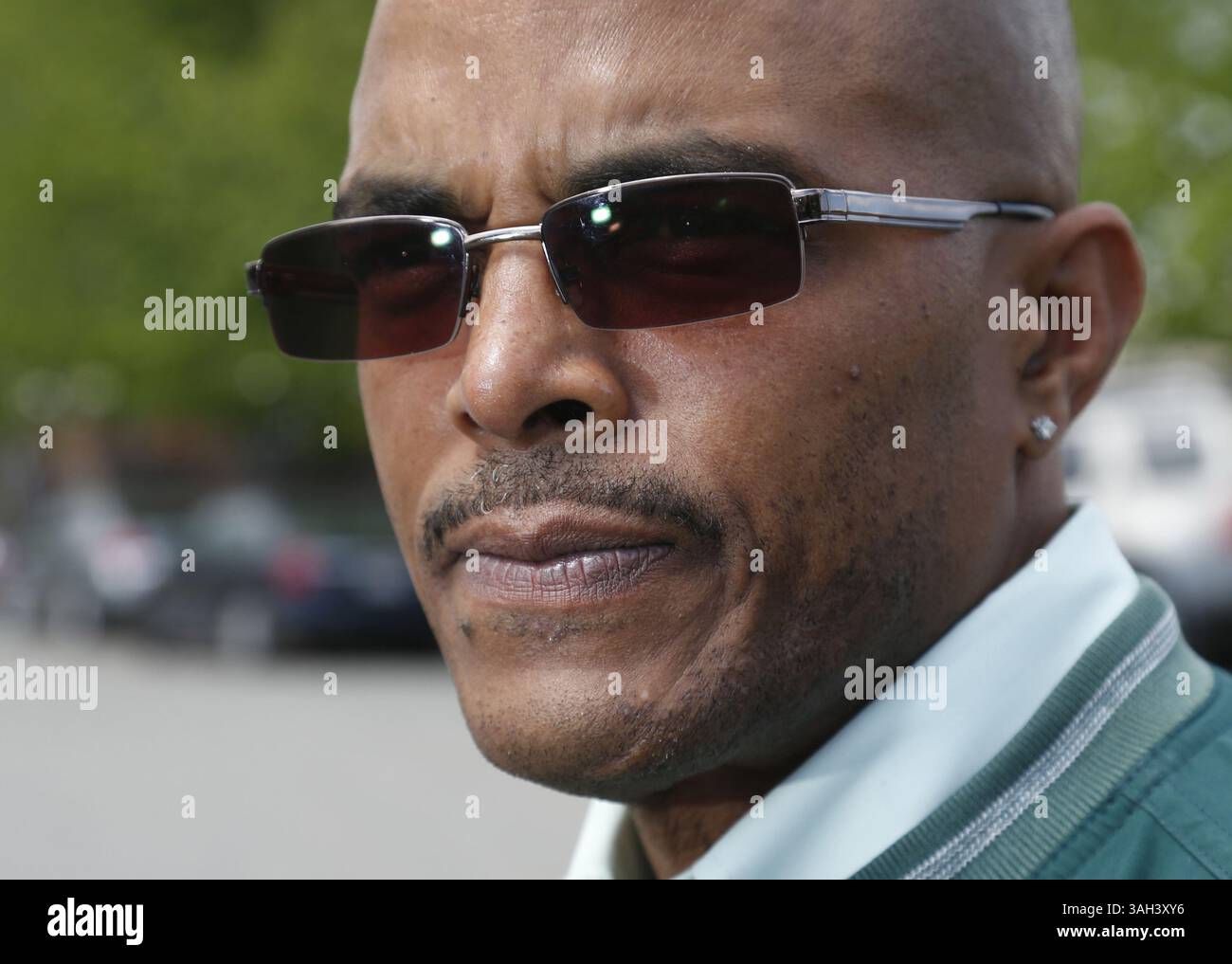 Karl Rodney April 29, 2015 - Belmont, CA, USA - Teamster Rodney Smith, organizer of ...