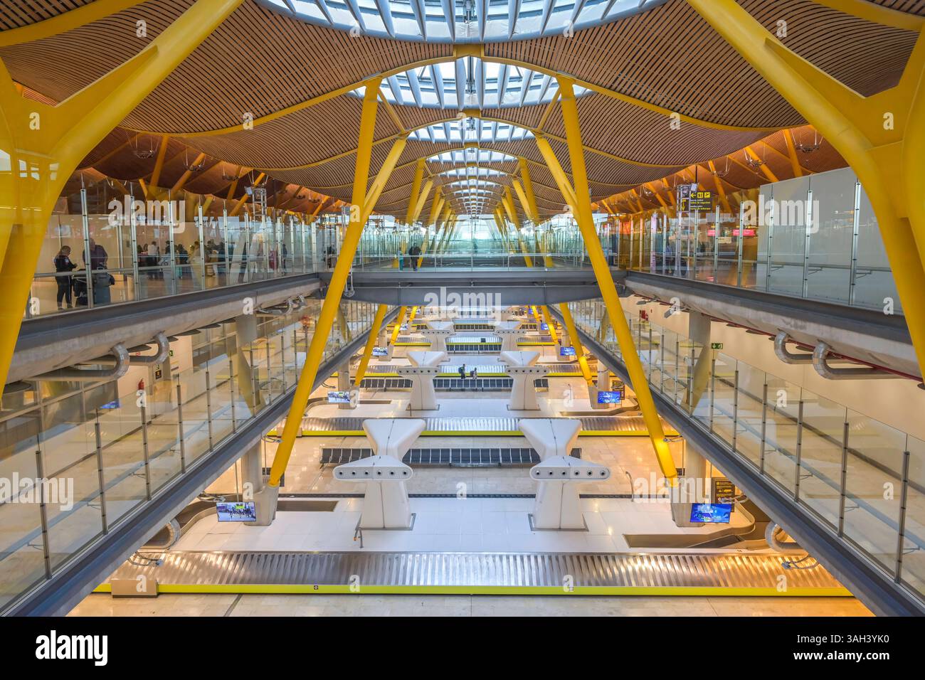 Flughafen Adolfo Suarez Madrid Barajas Madrid Spanien Adolfo