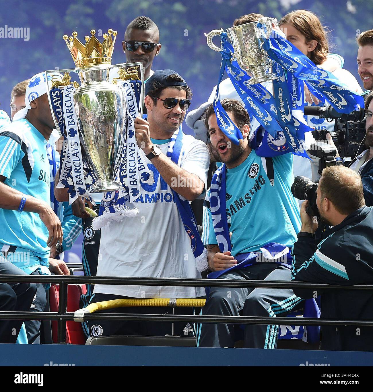 Capital one cup trophy hi-res stock photography and images