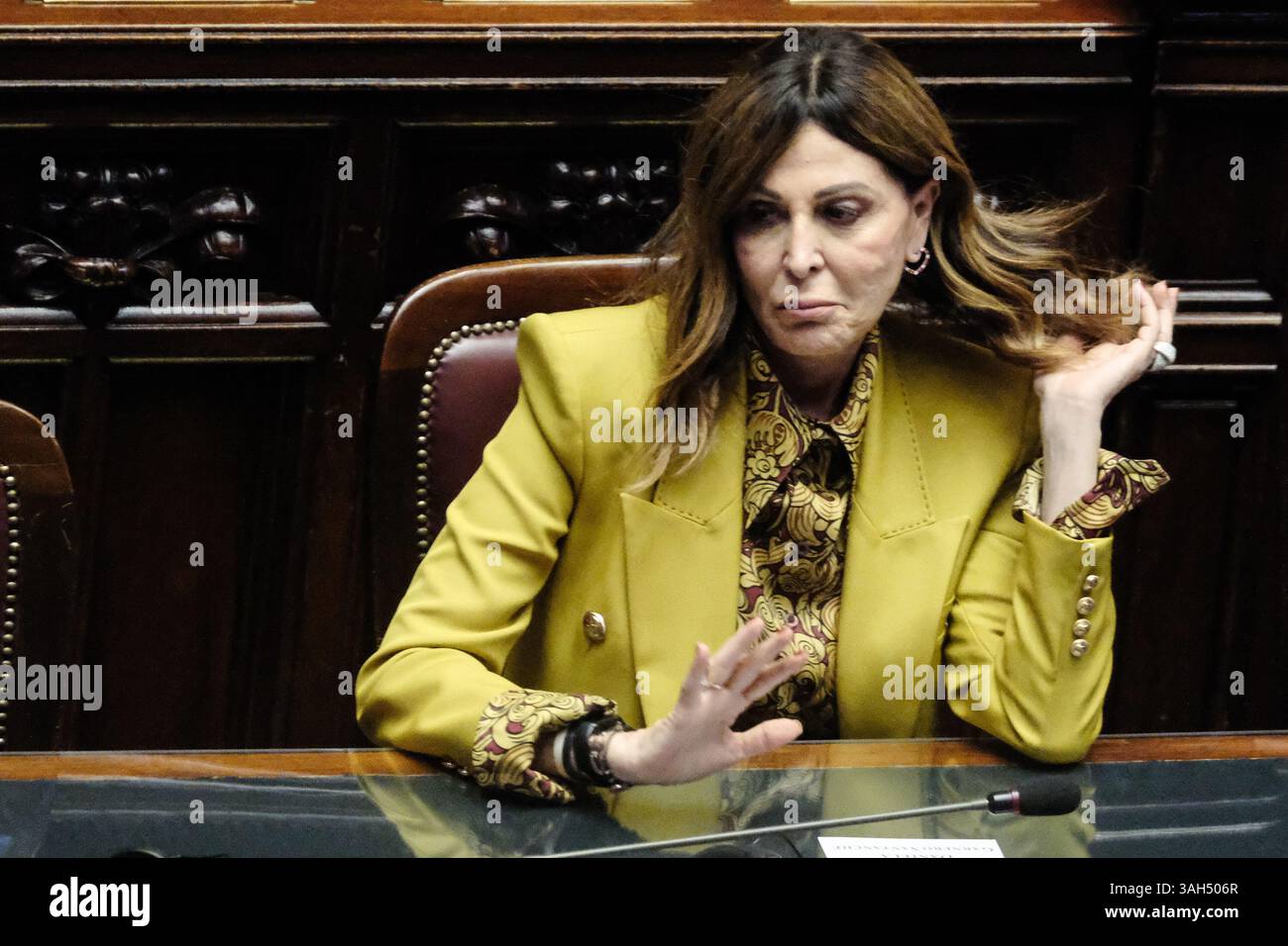 Il Ministro del turismo Daniela Santanchè in occasione della visita dei ...
