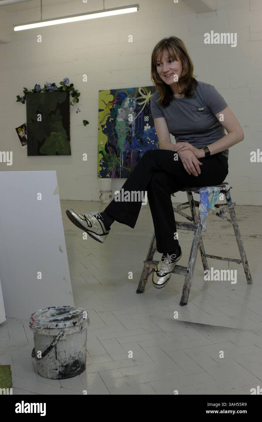 April 11, 2007 - London, LOndon - Painter Fiona Rae [1963] the youngest ...