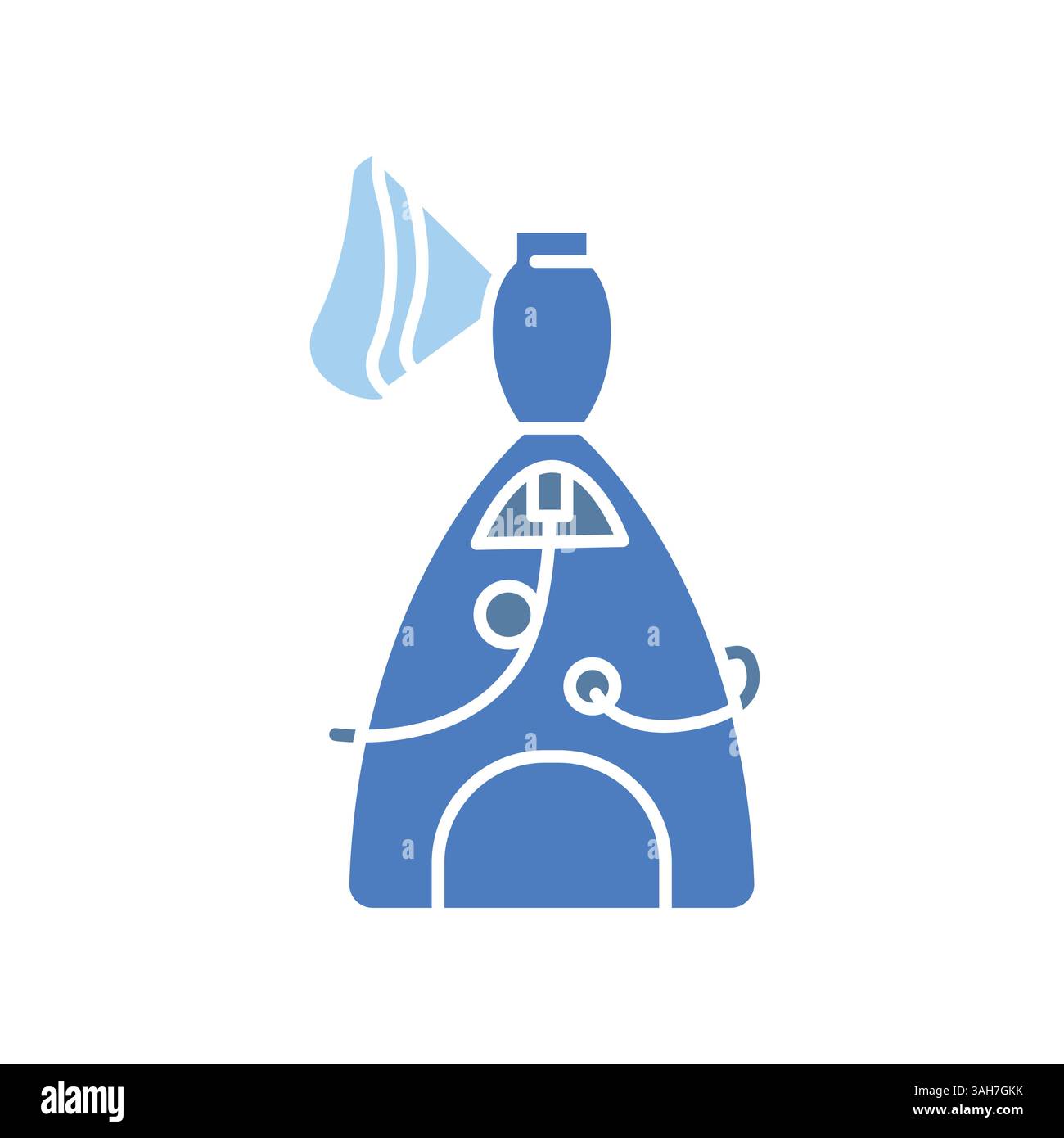 smart inhalers for asthmatics color flat icon for digital and print ...