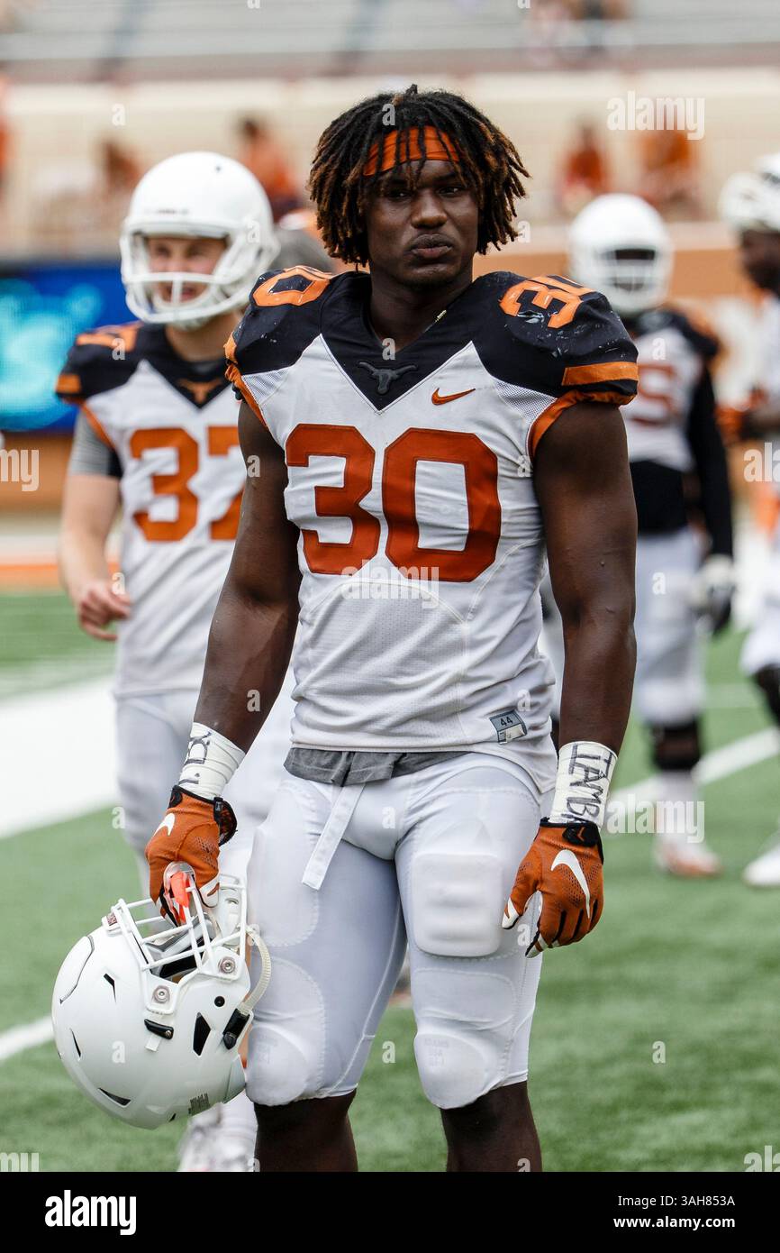 April 18, 2105: Texas Longhorns linebacker Timothy Cole (30) during the ...