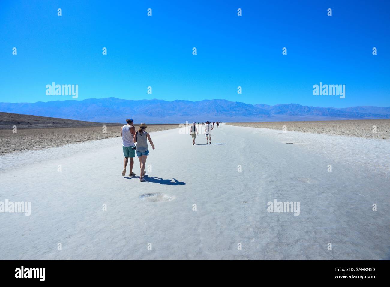 Death valley salt flats people hi-res stock photography and images - Alamy