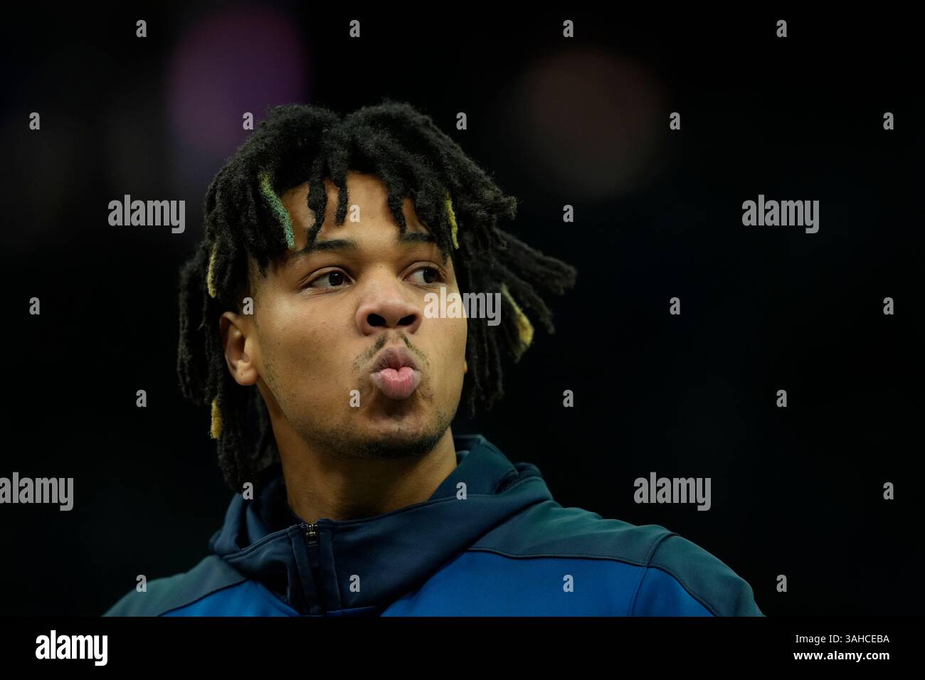 Minnesota Timberwolves' Terrence Shannon Jr. looks on before an NBA ...