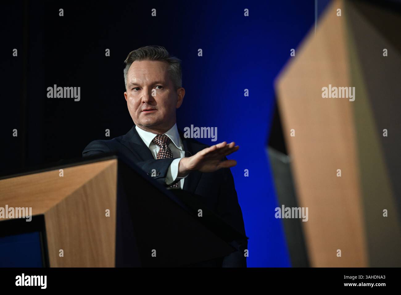 Federal Minister for Climate Change & Energy Chris Bowen during a ...