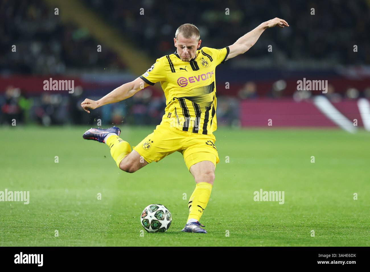 Julian Ryerson of Borussia Dortmund during the UEFA Champions League ...