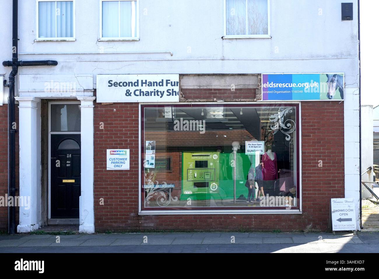 The Animal Rescue Charity Shop, Southport, UK Stock Photo - Alamy