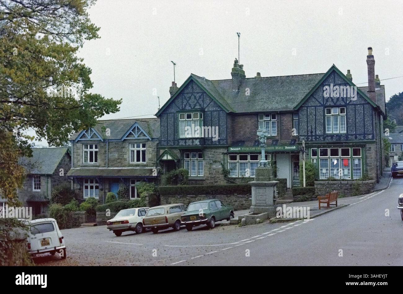 The Coldstreamer Inn Gulval Penzance Cornwall 1978 Stock Photo