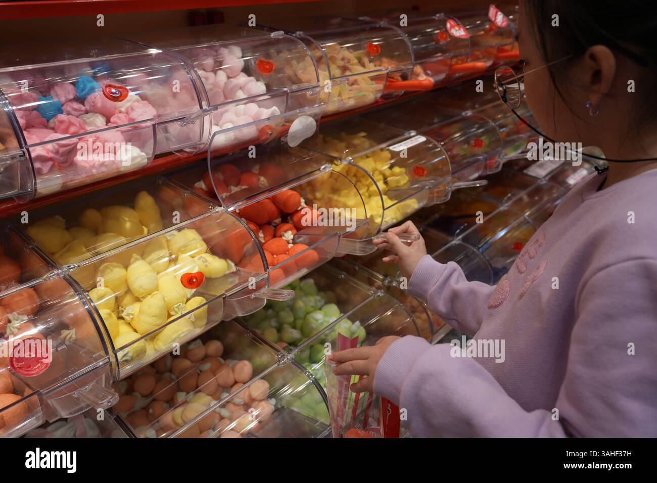 Full bag of sweets hi-res stock photography and images - Alamy