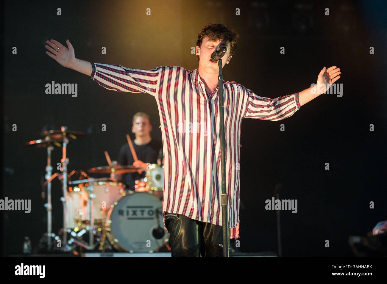 June 7, 2015 - Canandaigua, New York, U.S - Rixton singer JAKE ROCHE ...