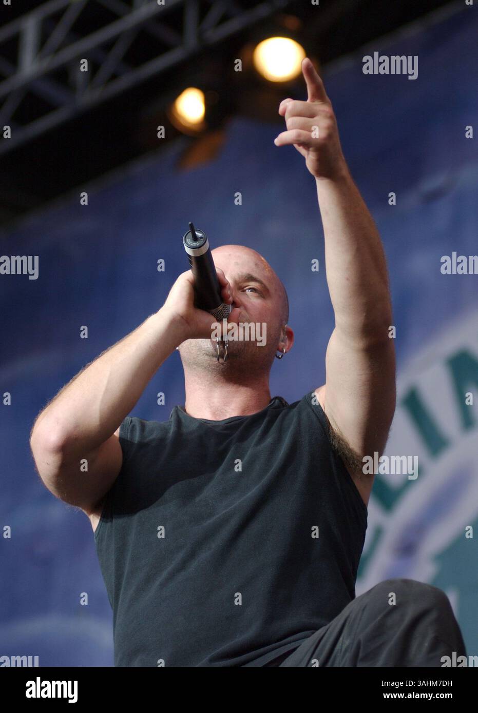 Desterbed Singer August 2, 2004 - Latrobe, PA, U.S. - July 31, 2004; Latrobe, PA, USA ...