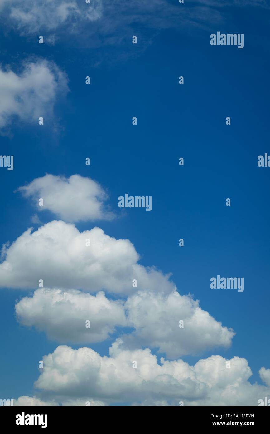 Nature cloudscape with blue sky and white cloud Stock Photo - Alamy