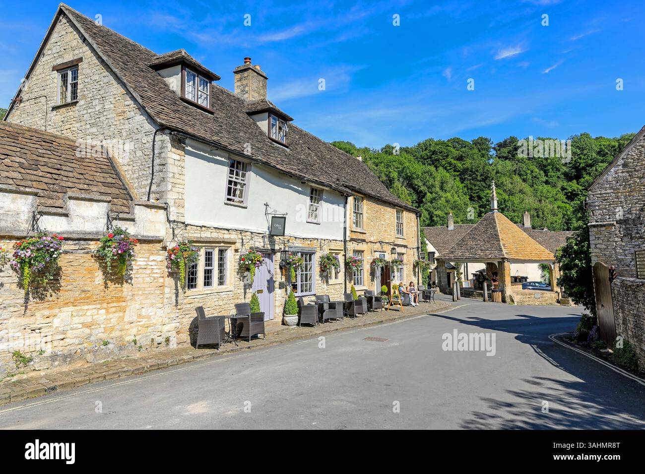 Castle Combe village, Wiltshire, England, UK Stock Photo - Alamy
