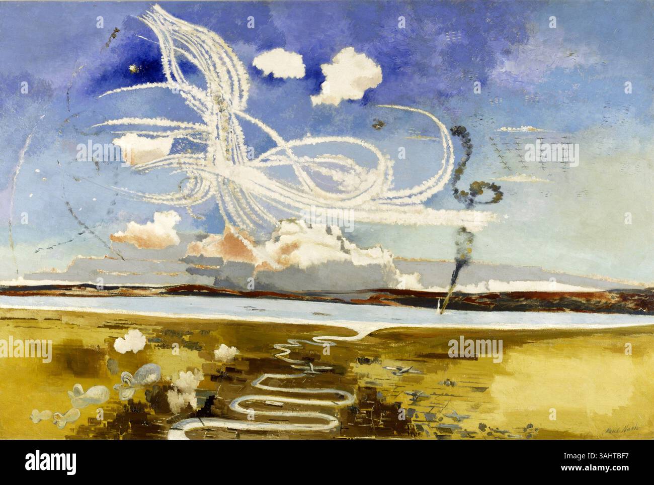 Battle of Britain. Paul Nash. 1941 Stock Photo - Alamy