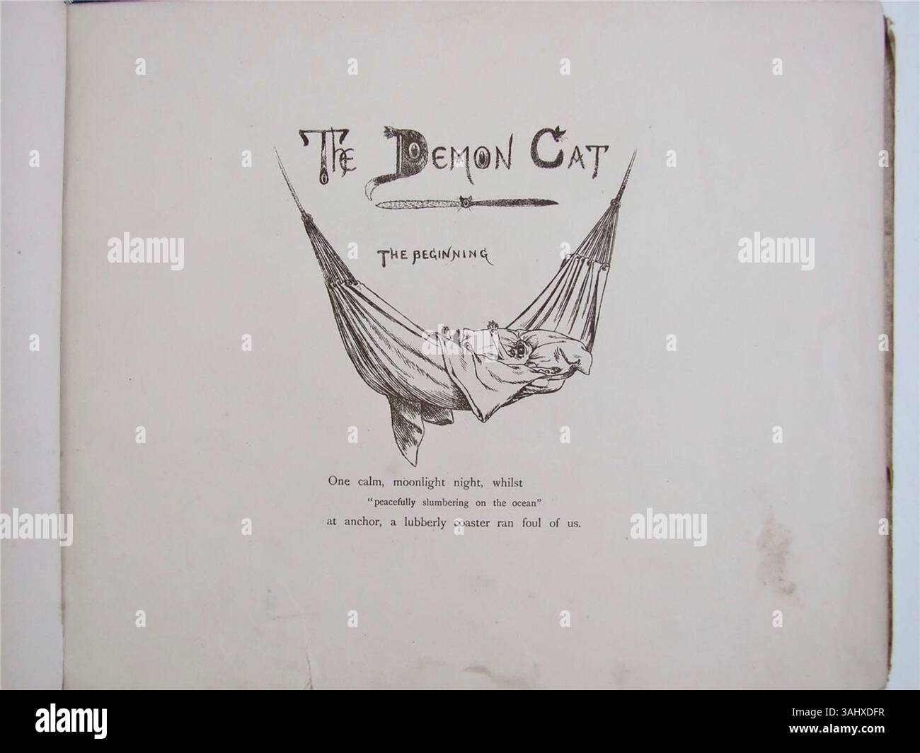 This illustration from *The Demon Cat - A Naval Melo-Drama* (1898 ...