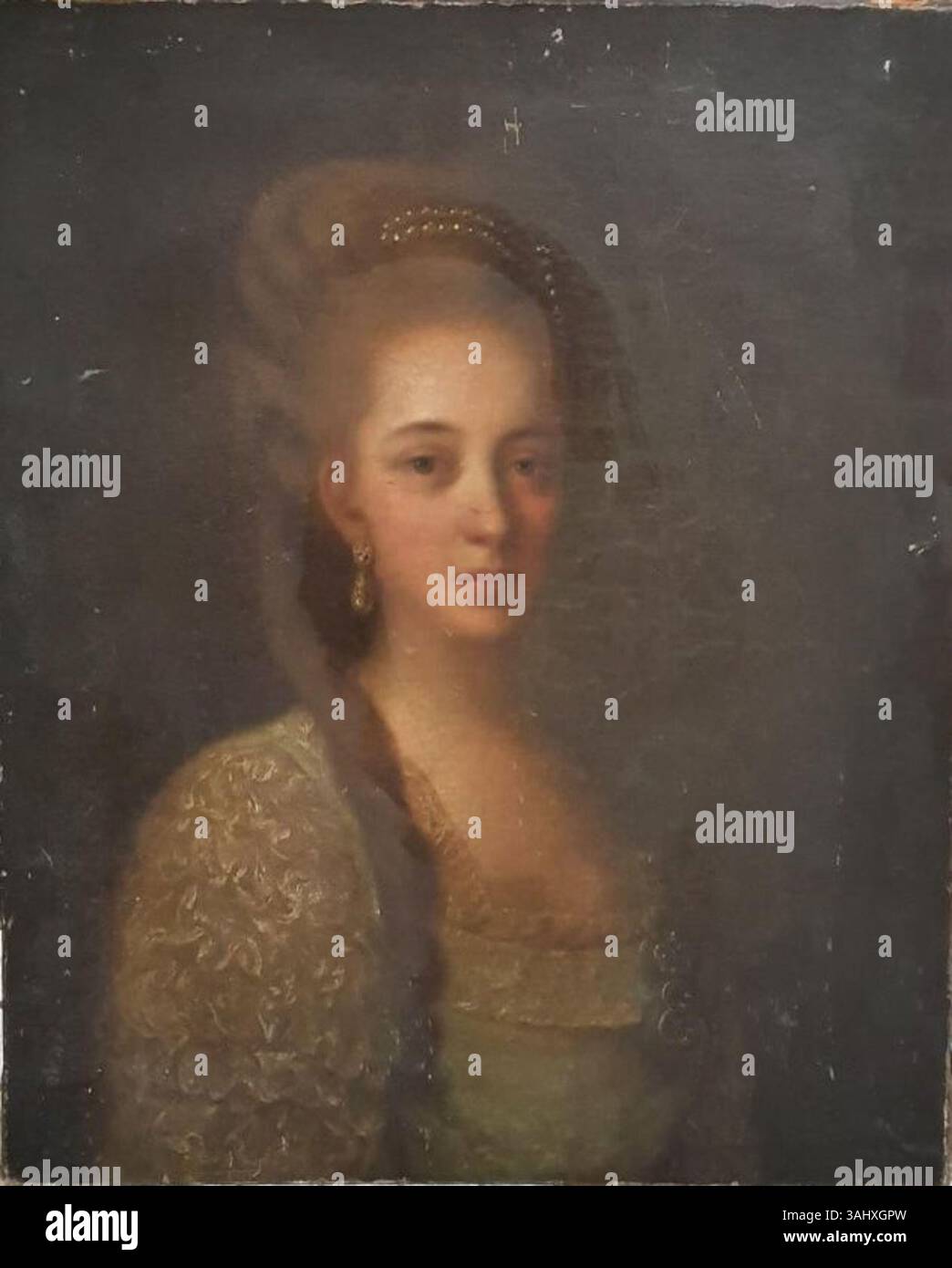 The portrait of Anna Mikhailovna Prozorovskaya (née Volkonskaya ...