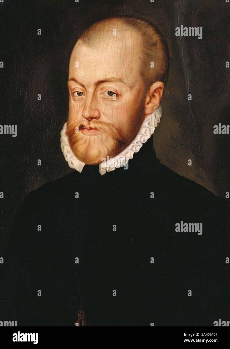 This portrait of Philip II of Spain (1527-1598) from the 16th century ...
