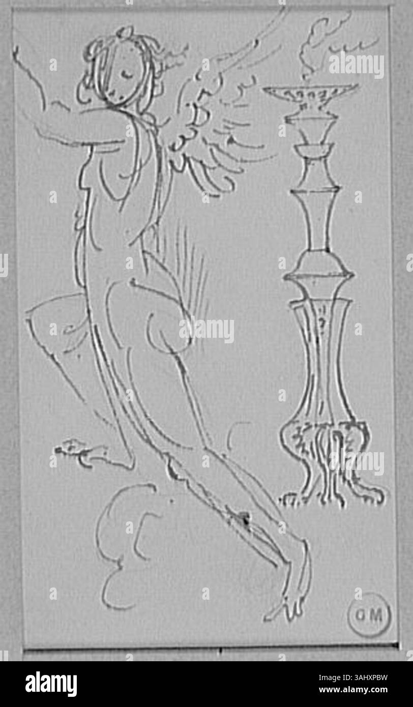 In This Piece Gustave Moreau Creates A Study Of An Angel And A Three in-this-piece-gustave-moreau-creates-a-study-of-an-angel-and-a-three