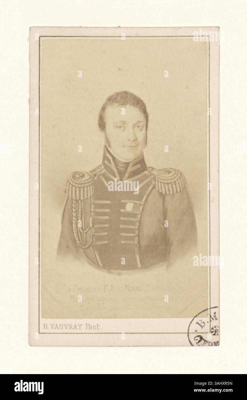 BOYER 894 is a photograph of Chevalier F.J. du Miral, a prominent ...