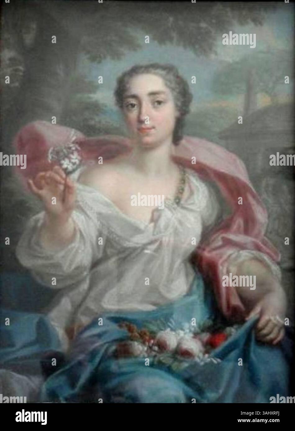 This 18th century Portrait Titled Portret Kobiety Jako Flory Shows this-18th-century-portrait-titled-portret-kobiety-jako-flory-shows