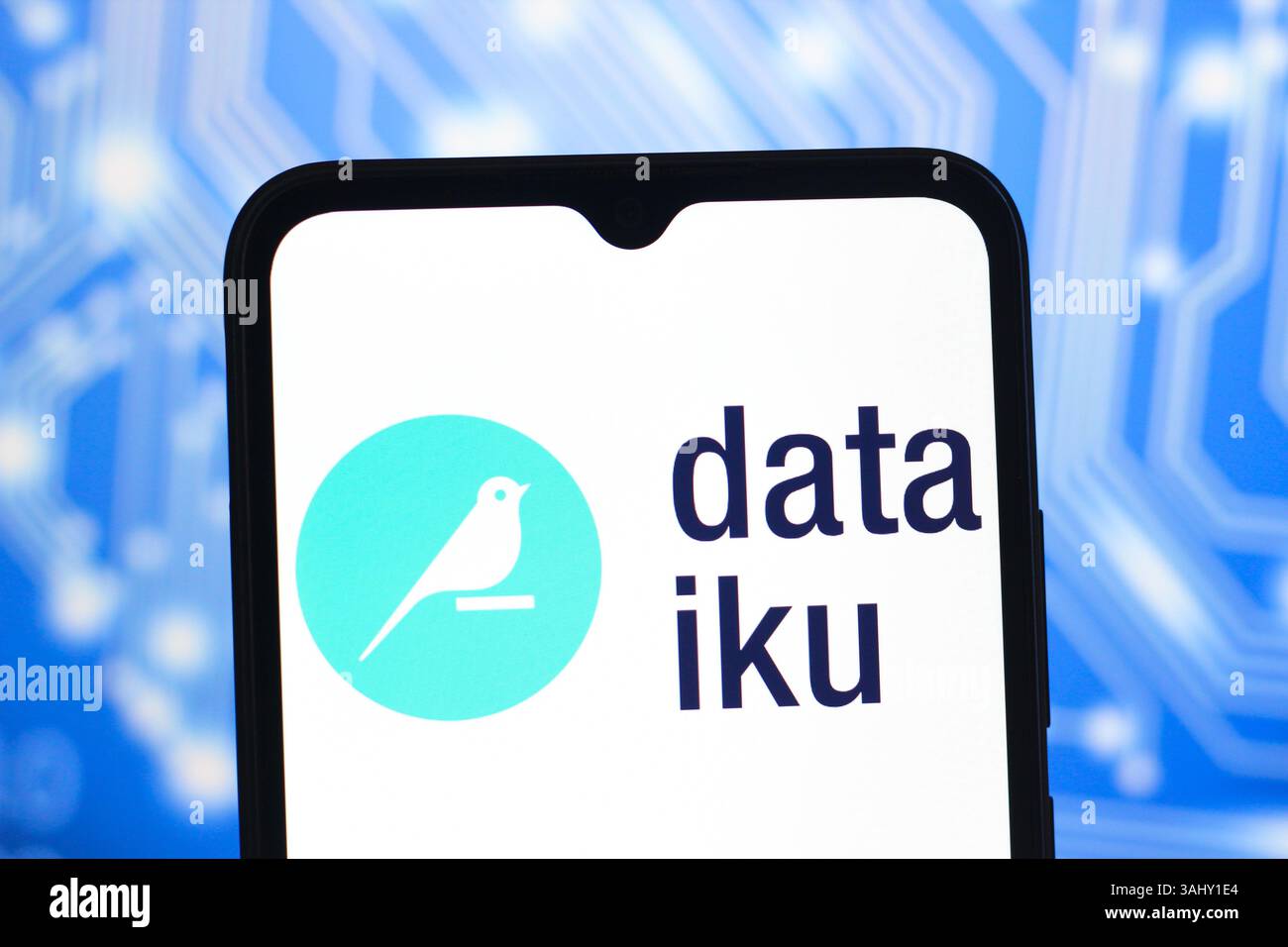 Canada. 10th Apr, 2025. In this photo illustration, the Dataiku logo is ...
