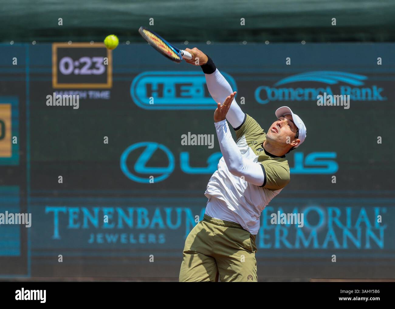 HOUSTON, TX - APRIL 06: Fernando Romboli (BRA) ion action during the ...