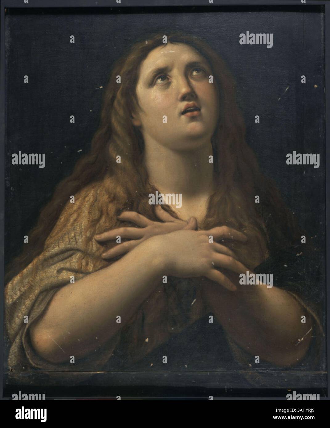 This 17thcentury work by the Circle of Guido Reni depicts Mary