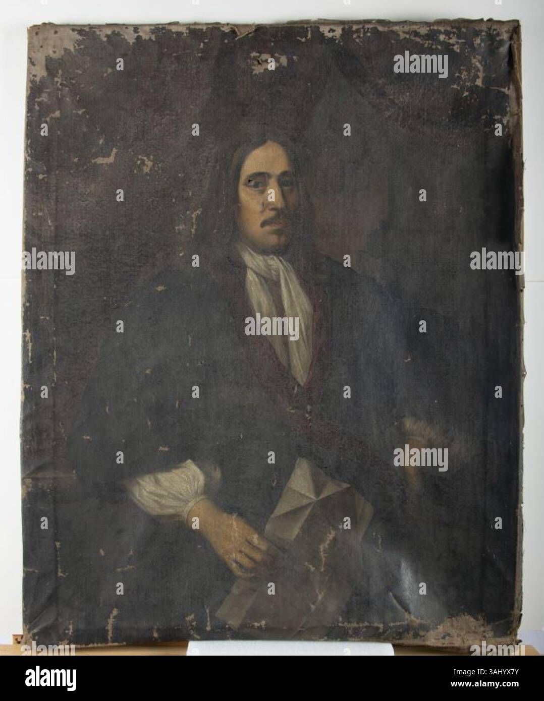 This 1654 portrait depicts Ulbe van Aylva. The painting showcases his ...