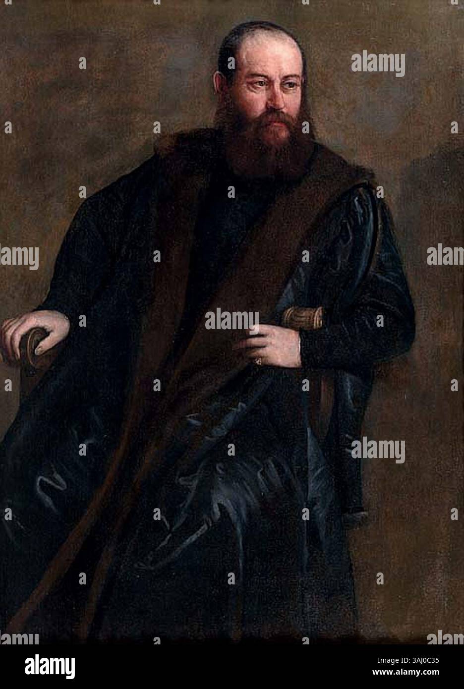Rich fur trimmed cloak hi-res stock photography and images - Alamy
