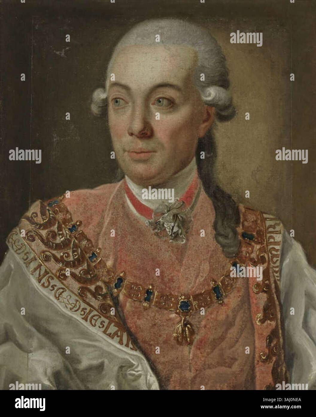 This 18th-century portrait depicts Emperor Leopold II of Austria ...