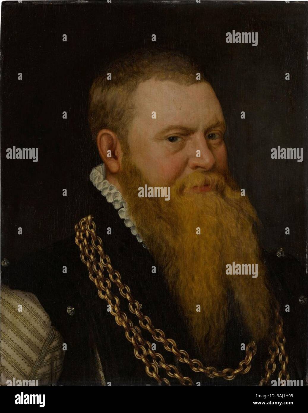 Frans Pourbus the Elder’s 16th-century portrait of a bearded gentleman ...