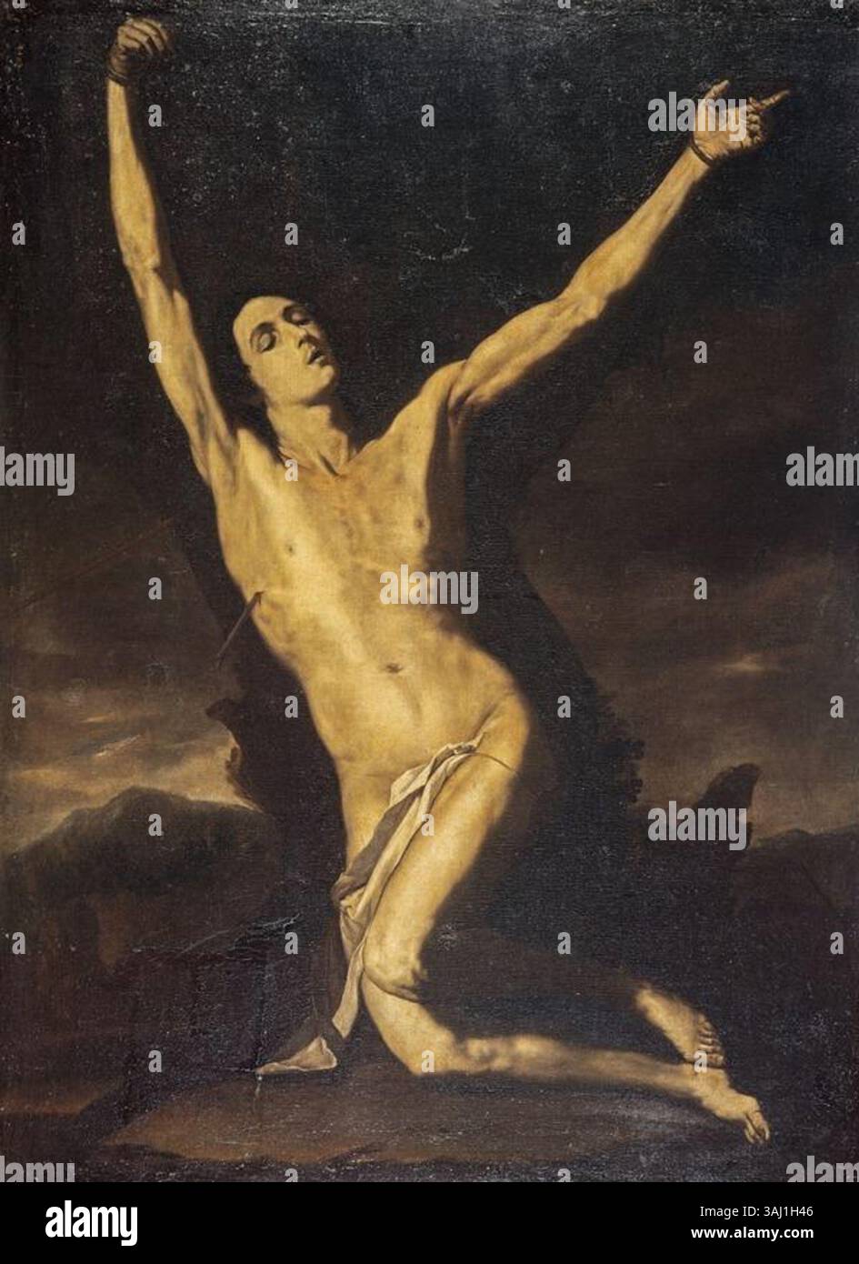 Jusepe de Ribera’s 'The Martyrdom of Saint Sebastian' is a dramatic ...