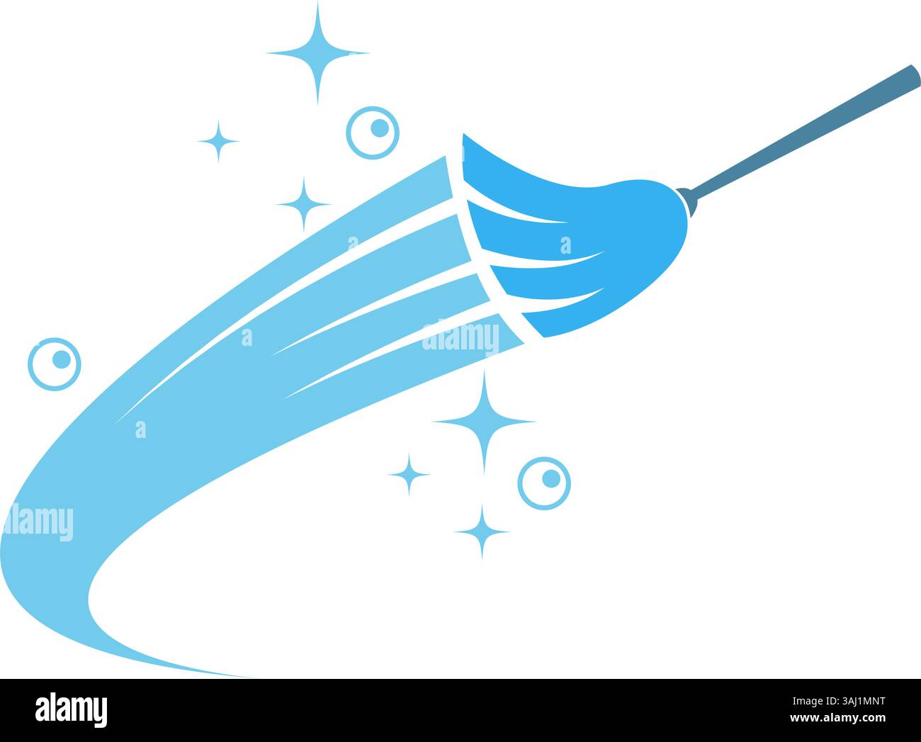 Cleaning service logo design template Stock Vector