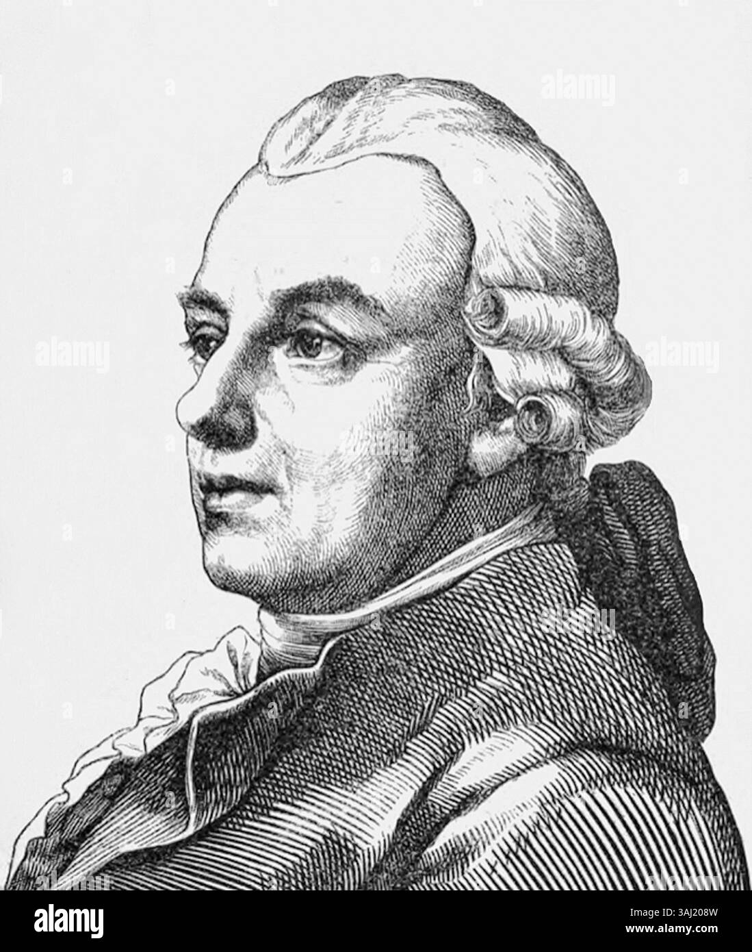 This portrait of Gotthold Ephraim Lessing, a key figure in German ...