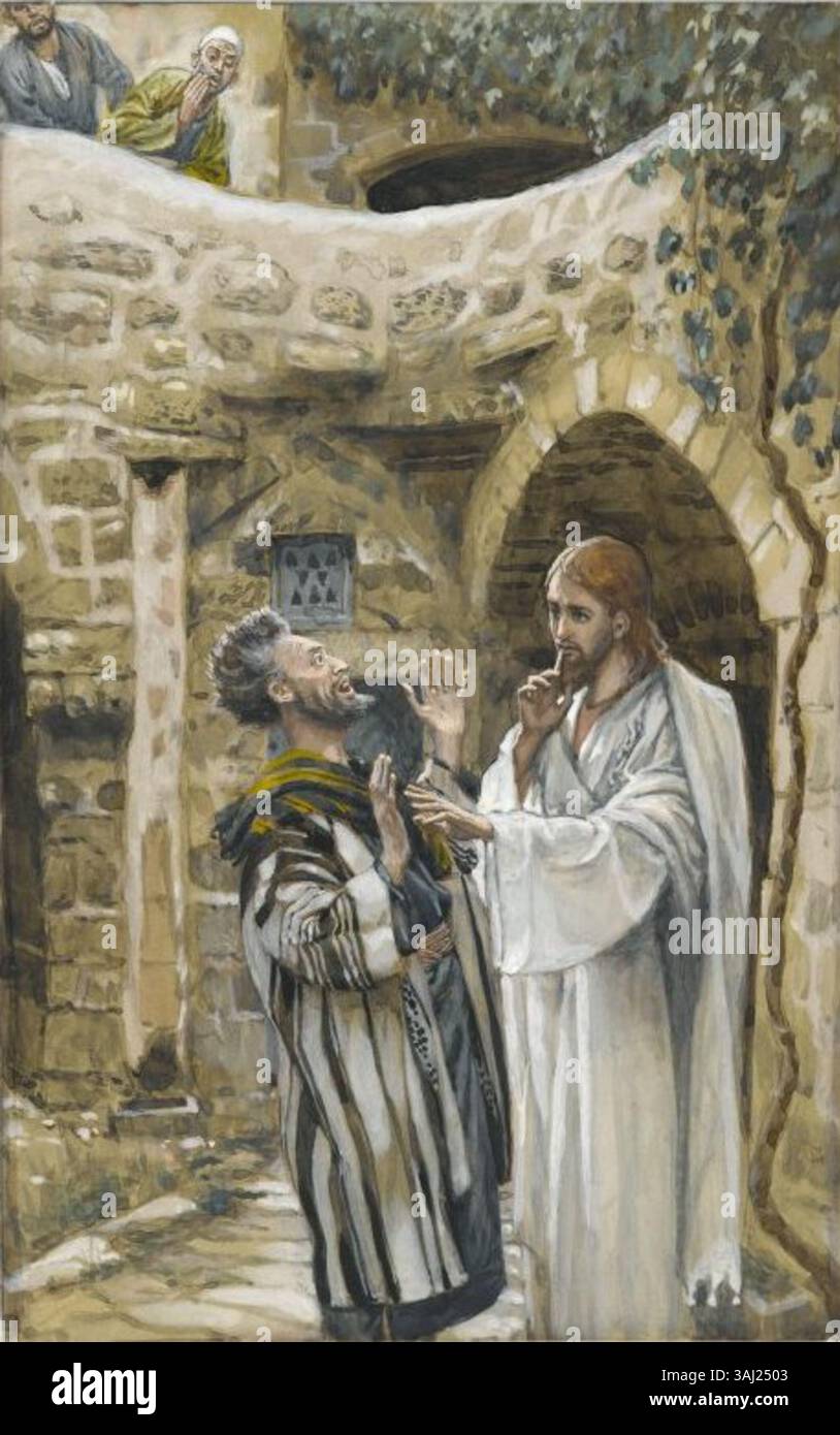 James Tissot's watercolor 'Jesus Heals a Mute Possessed Man' (1886-1894 ...