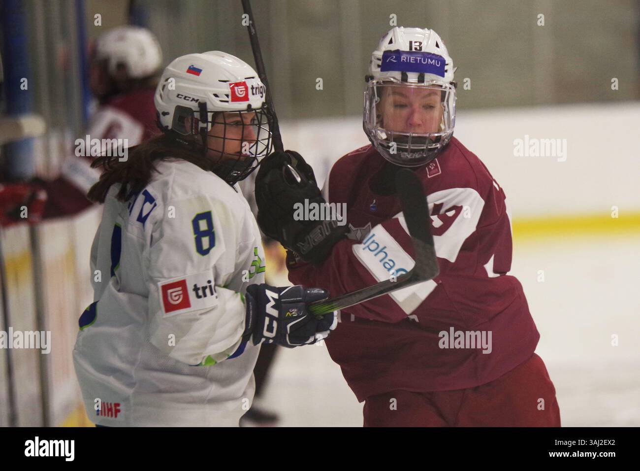 Dumfries, Scotland, 10 April 2025. Sara Confidenti playing for Slovenia ...