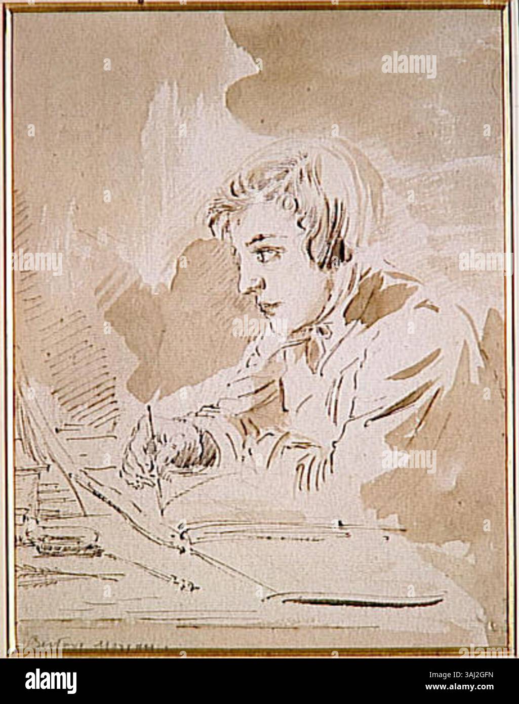 This portrait by Gustave Moreau, titled 'Portrait de Henri Rupp ...