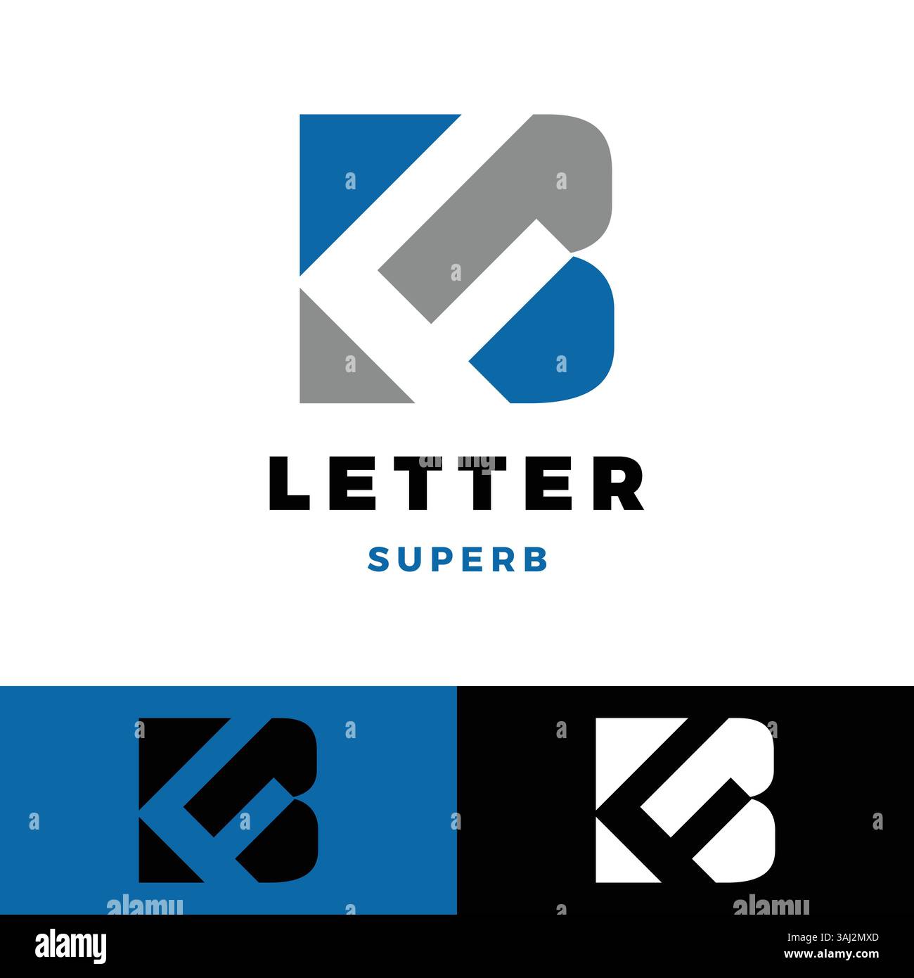 initial letter bf icon logo design template Stock Vector