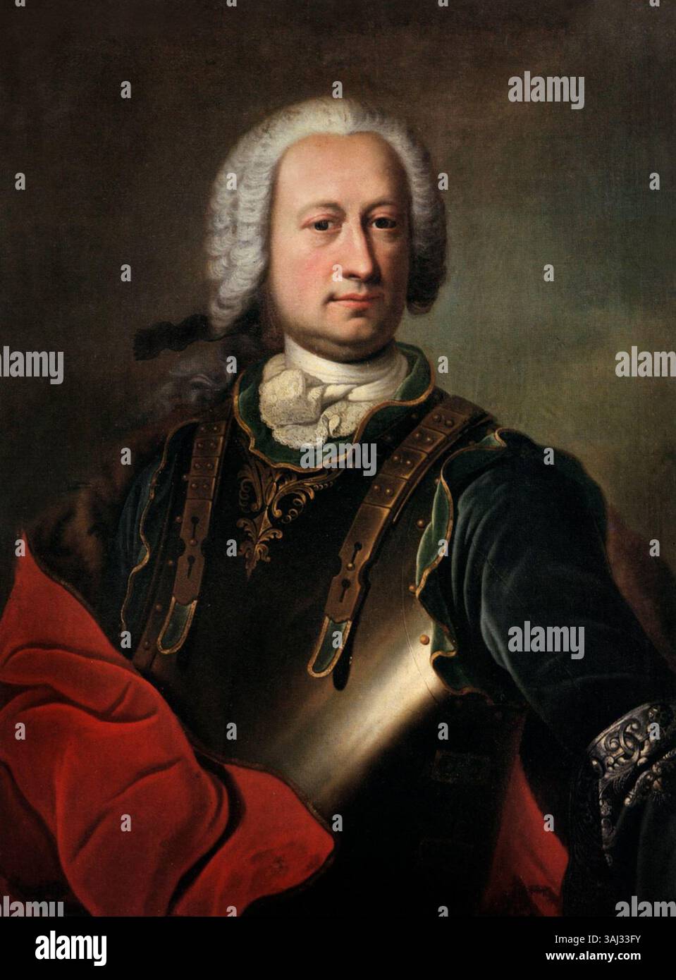 This portrait, attributed to Jean-Marc Nattier, depicts Jean-Baptiste ...