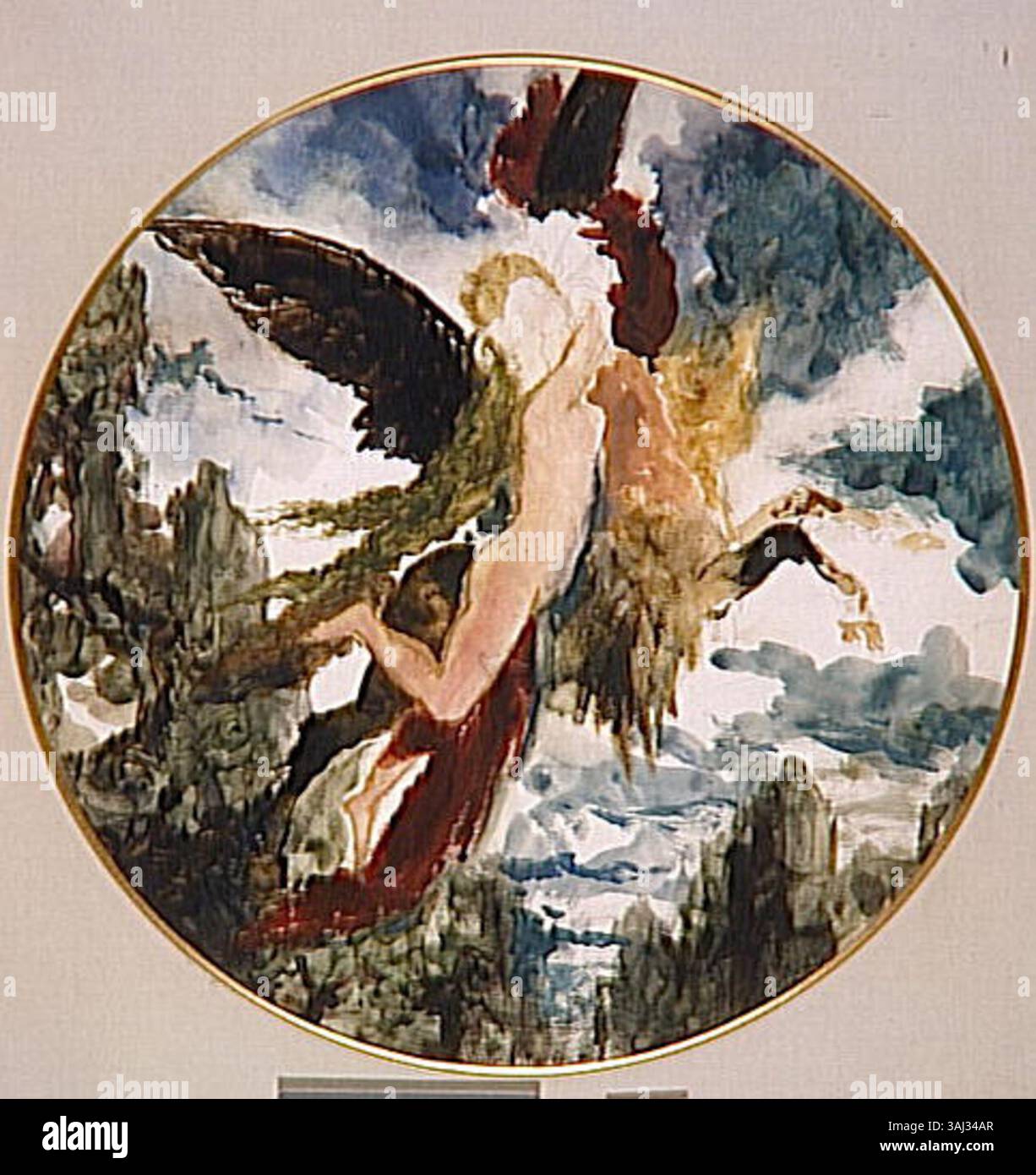 This painting by Gustave Moreau depicts the mythological chimera, a ...