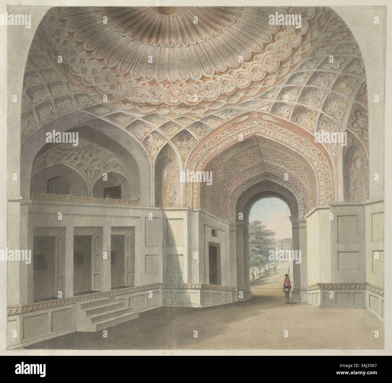 Seeta Ram s 1814 1815 Painting Depicts The Mughal Interior Of The West seeta-ram-s-1814-1815-painting-depicts-the-mughal-interior-of-the-west