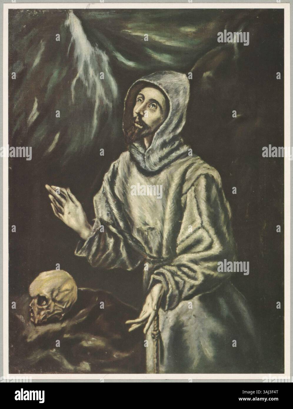 El Greco’s painting, 'Saint Francis receiving the Stigmata' (circa 1610 ...