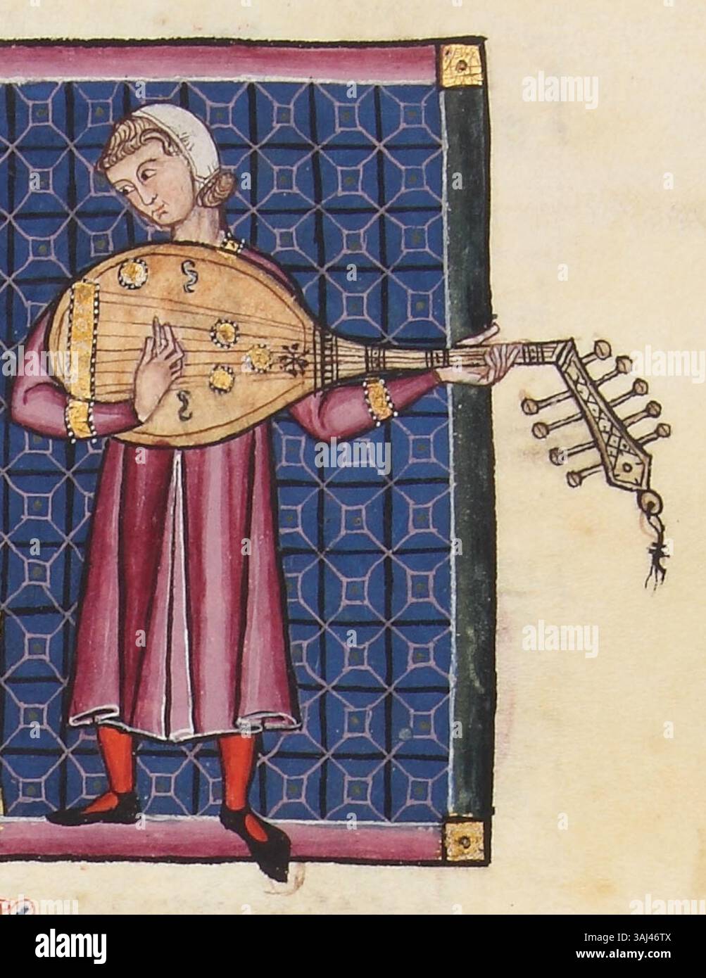 Cantigas de santa maria musician hi-res stock photography and images ...