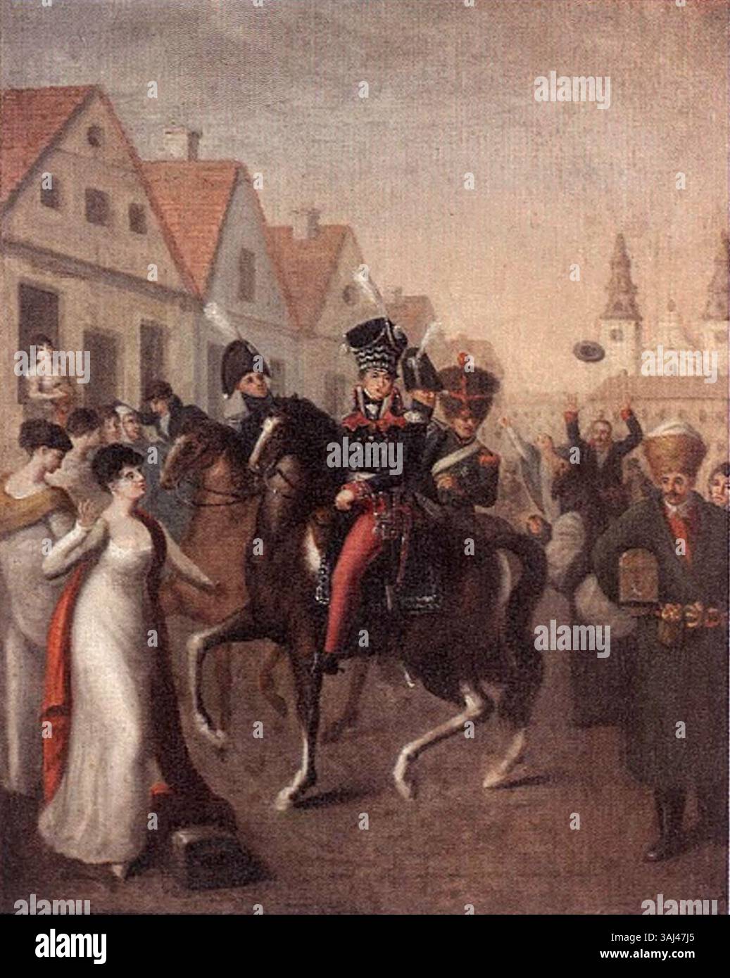'The Entry of General Jan Henryk Dąbrowski into Poznań' is a 19th ...
