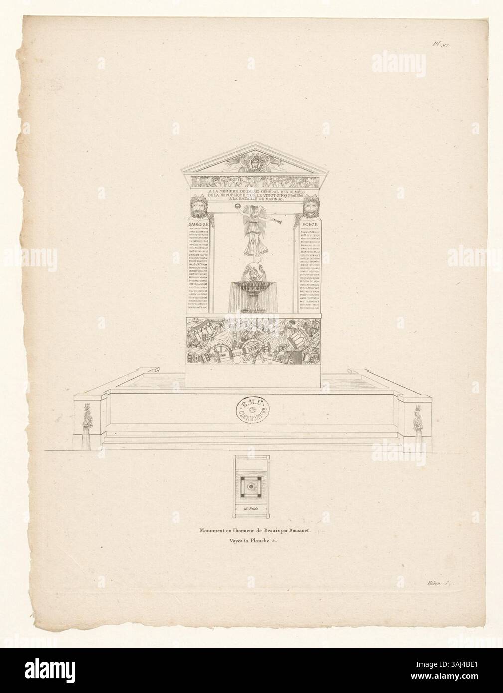 Post Rev The Boyer 806 print presents a fountain project dedicated to General ...