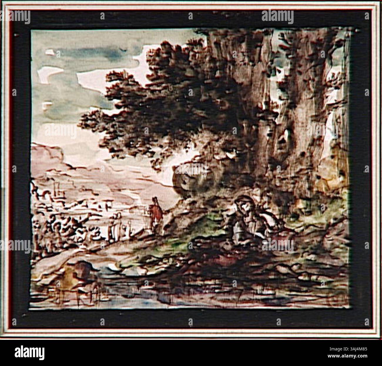 In 'Démocrite et les Adbéritains', Gustave Moreau illustrates the ...
